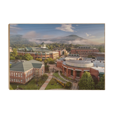 Appalachian State Mountaineers - Campus Sunrise - College Wall Art #Wood