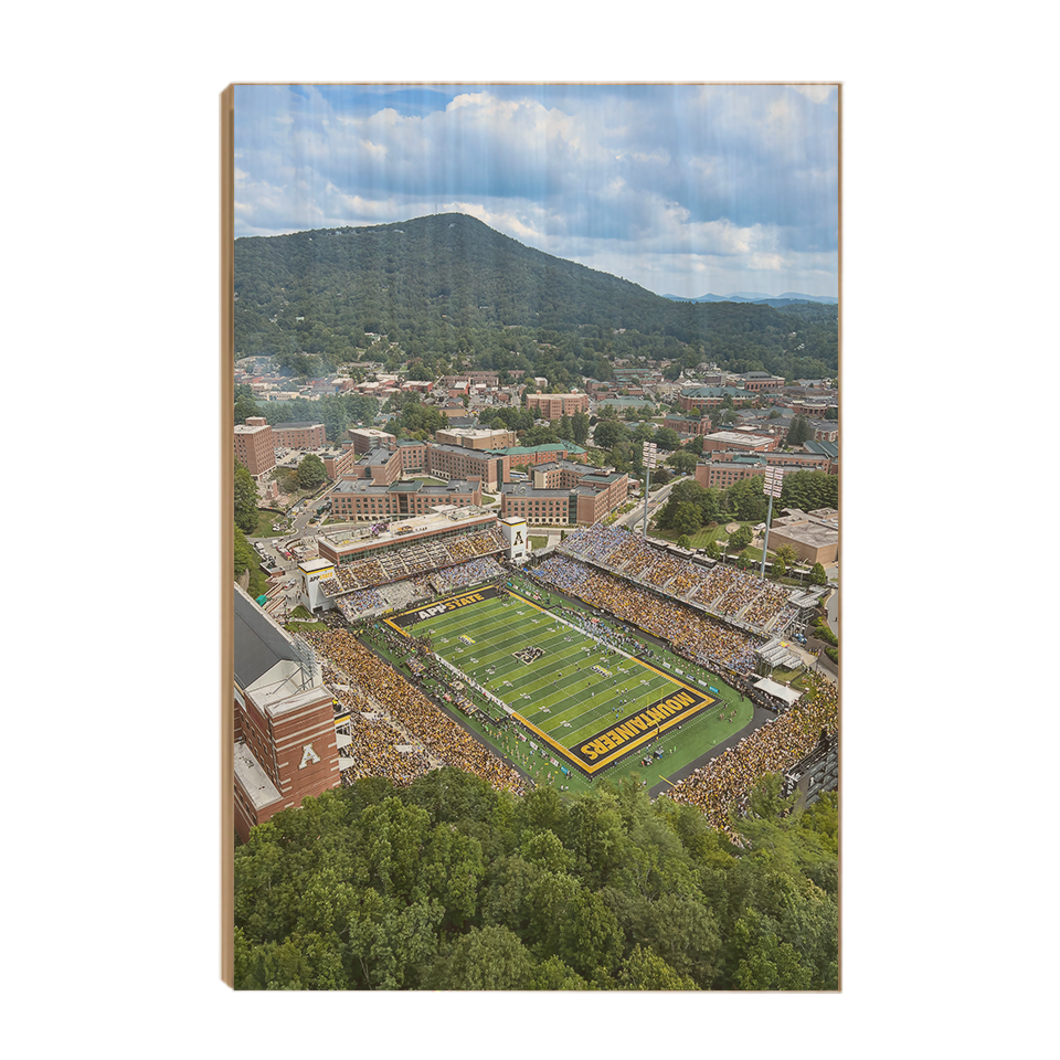 Appalachian State Mountaineers - Kidd Brewer Stadium Aerial #Canvas