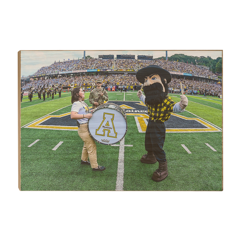 Appalachian State Mountaineers - Yosef Drum - College Wall Art #Canvas