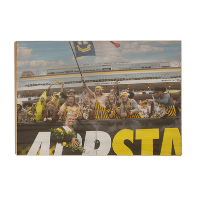 Appalachian State Mountaineers - Top of the Rock - College Wall Art #Wood