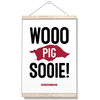 Arkansas Razorbacks - Arkansas Wooo Pig Sooie - College Wall Art #Hanging Canvas