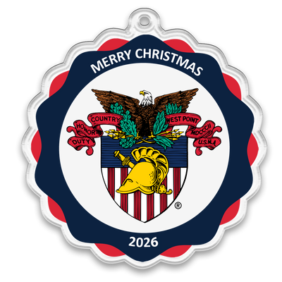 Army West Point Black Knights - United States Military Academy Coat of Arms 2026 Christmas Ornament