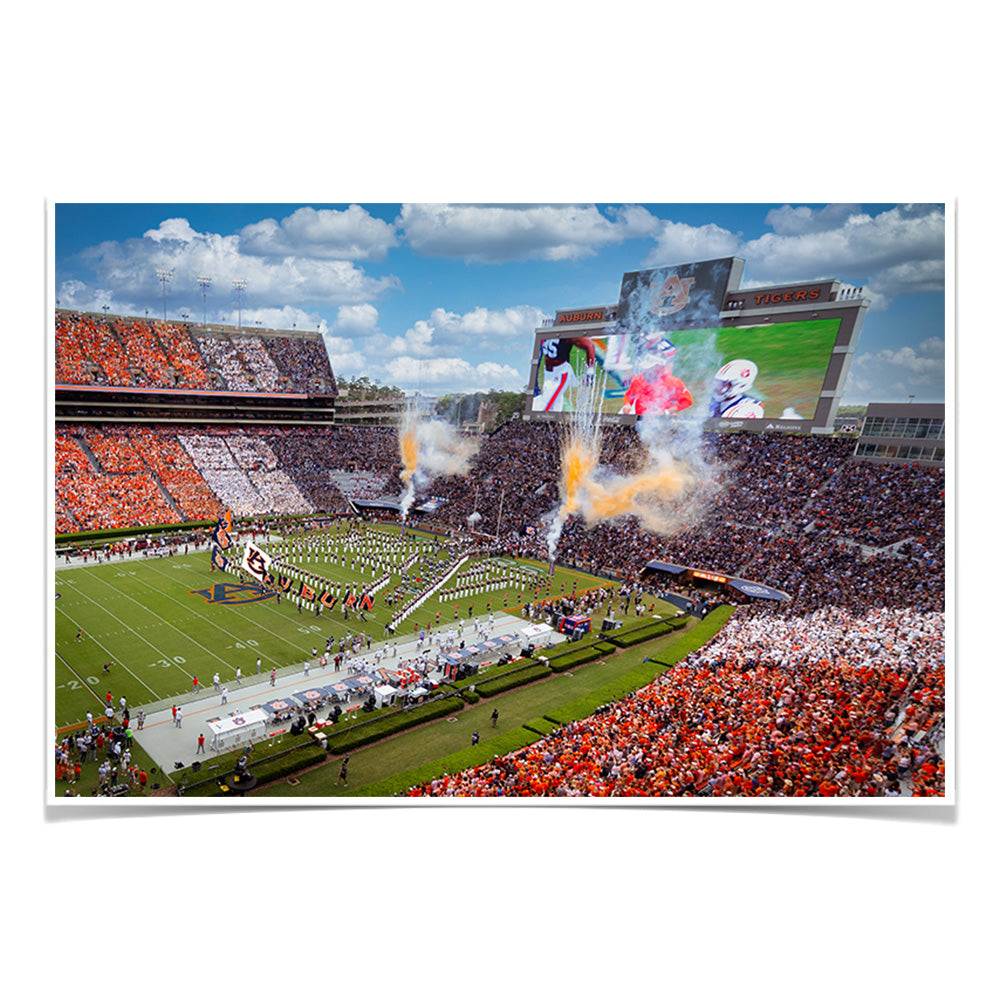 Auburn Tigers - Grand Entrance - College Wall Art  #Canvas 