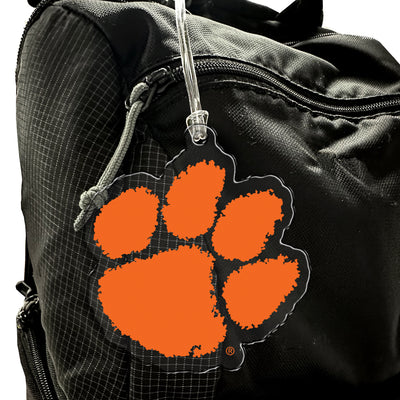 Clemson Tigers - Paw Mark Orange Ornament & Bag Tag