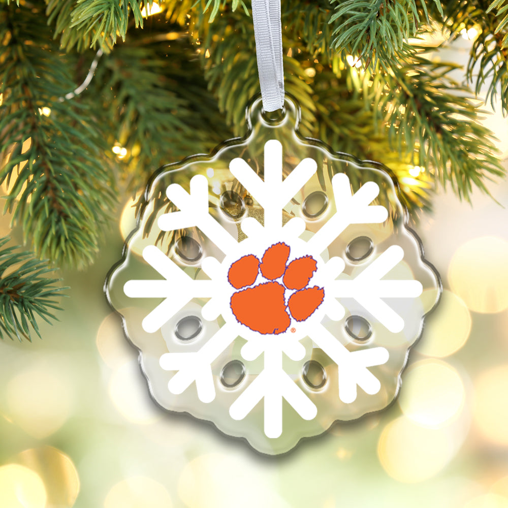 Clemson Tigers - Clemson Snowflake Ornament