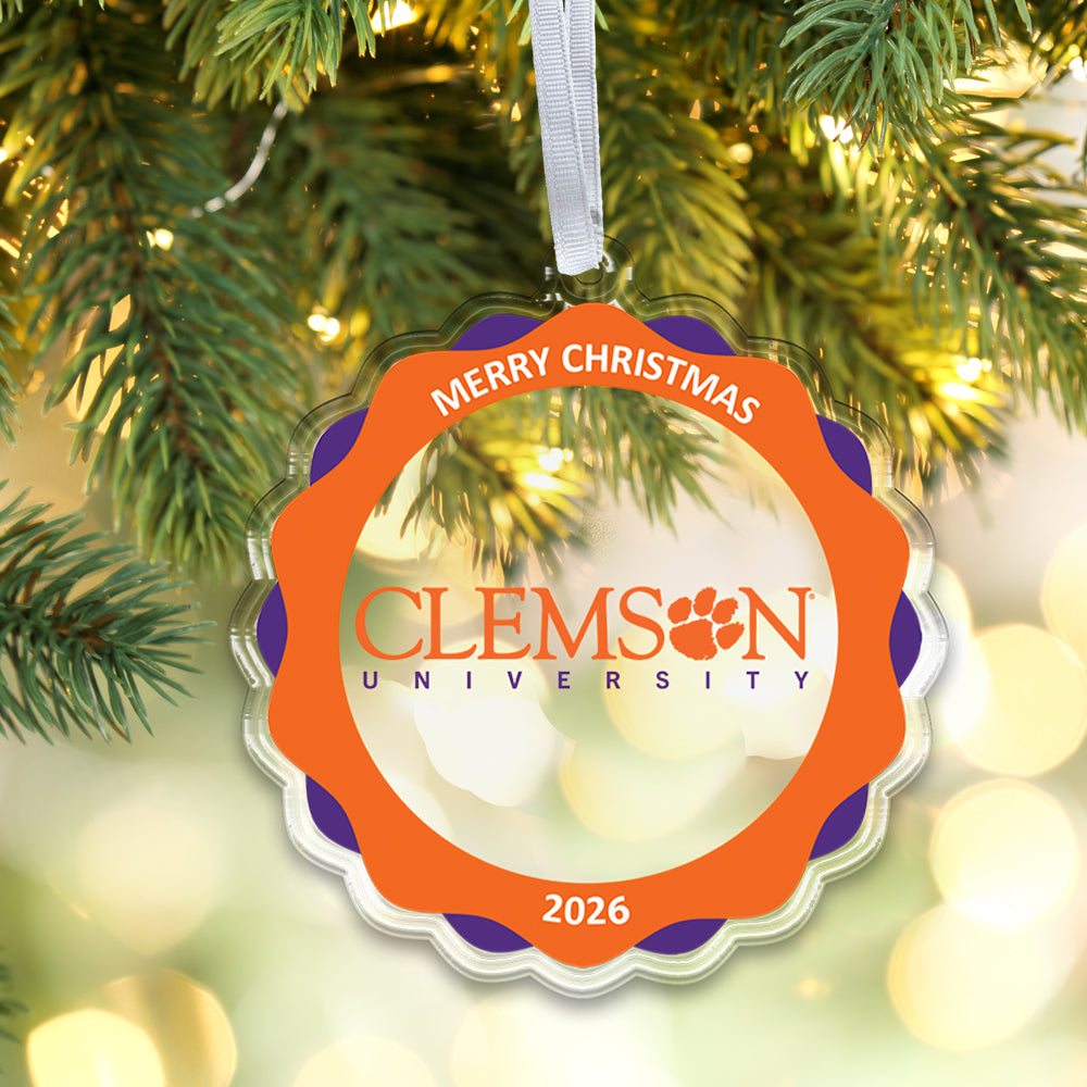 Clemson Tigers - Clemson University 2026 Christmas Ornament