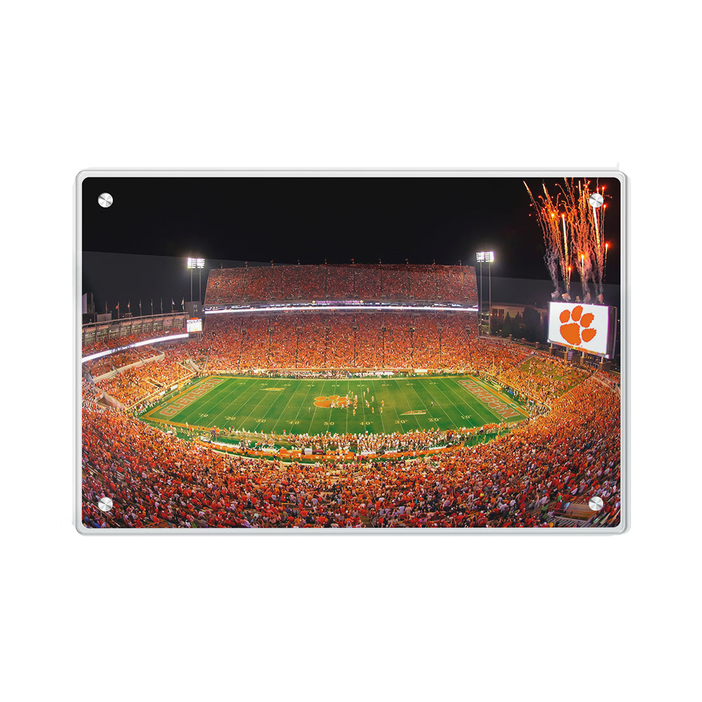 Clemson Tigers - Clemson Memorial Stadium - College Wall Art #Canvas