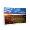 Clemson Tigers - Sunset Over Memorial Stadium - 
College Wall Art #Acrylic Mini