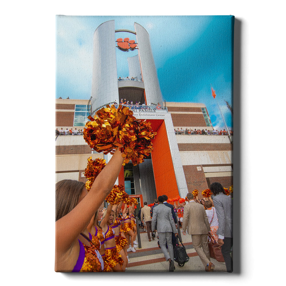 Clemson Tigers - Tiger Walk - College Wall Art #Canvas