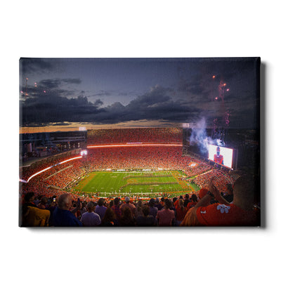 Clemson Tigers - Clemson Welcomes Me to Death Valley - College Wall Art #Canvas