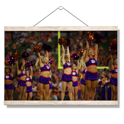 Clemson Tigers - Clemson Cheer - College Wall Art #Hanging Canvas