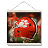 Clemson Tigers - Clemson Helmet - College Wall Art #Hanging Canvas