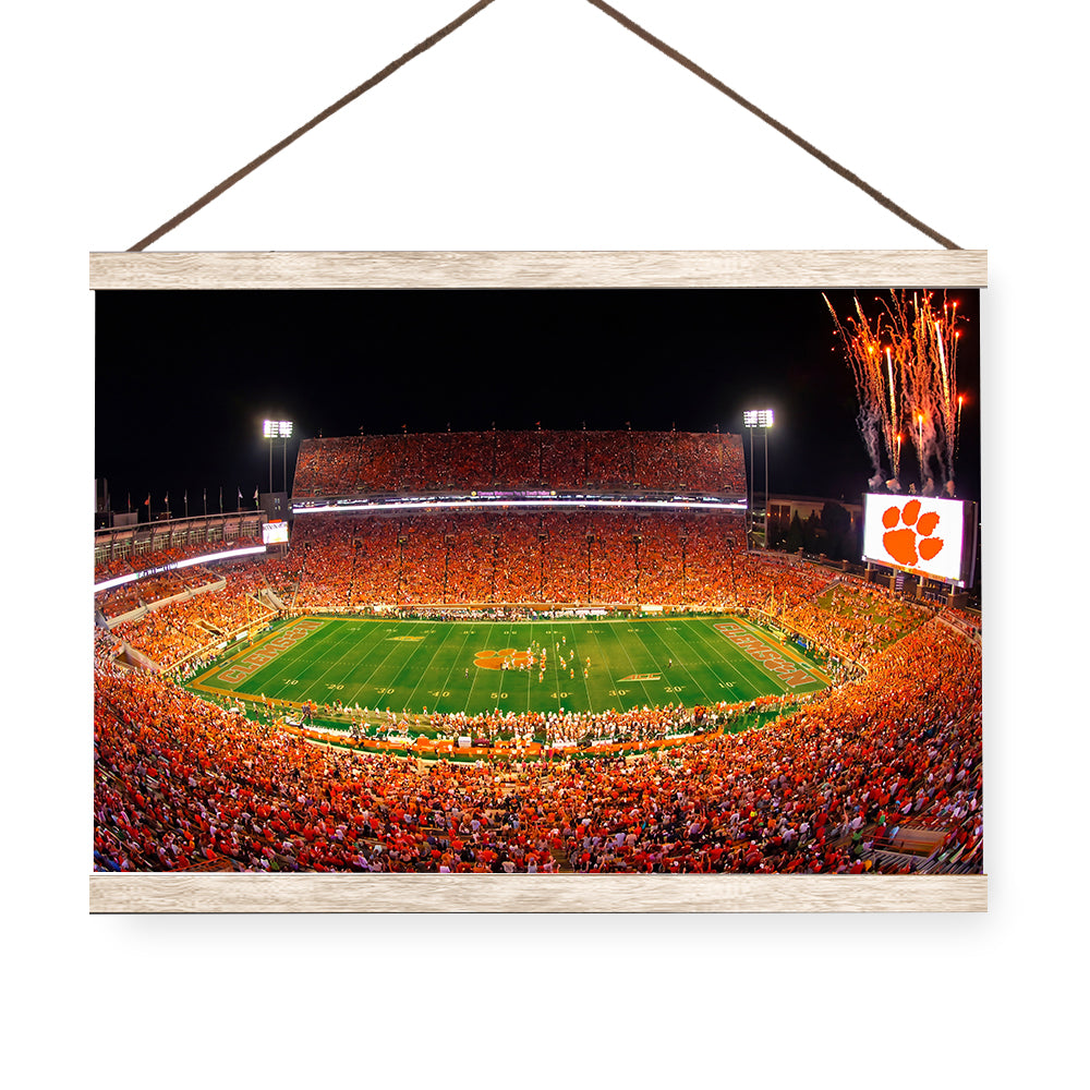Clemson Tigers - Clemson Memorial Stadium - College Wall Art #Canvas
