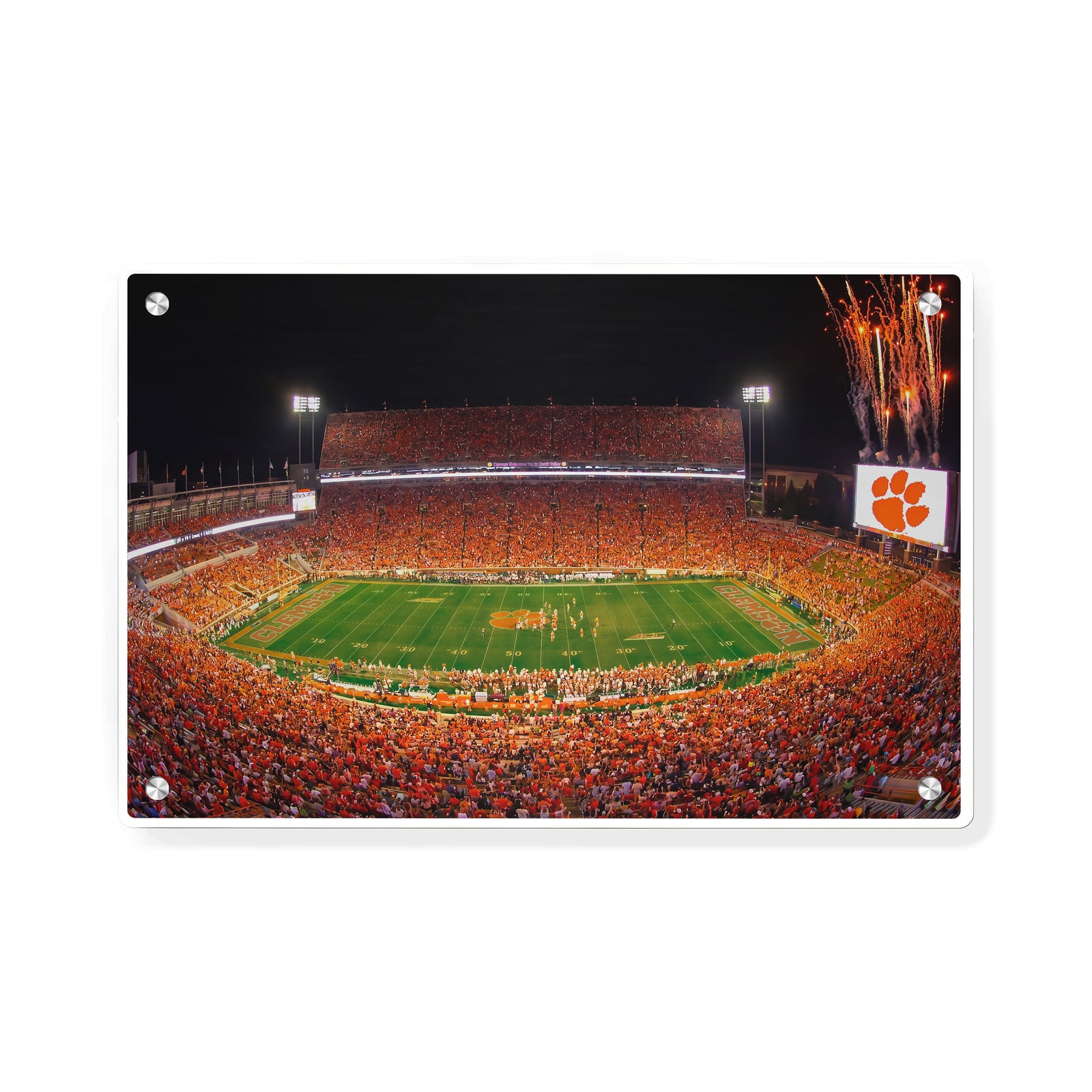 Clemson Tigers - Clemson Memorial Stadium - College Wall Art #Canvas
