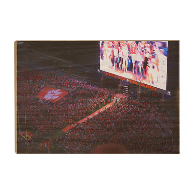 Clemson Tigers - The Hill - College Wall Art #Wood