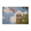 Clemson Tigers - Tillman Hall Flag - College Wall Art #Wood