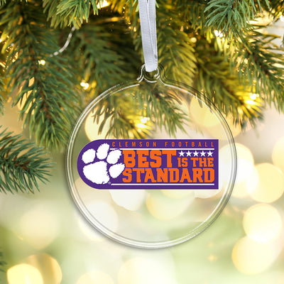 Clemson Tigers - Best is the Standard Orange and Purple Ornament & Bag Tag