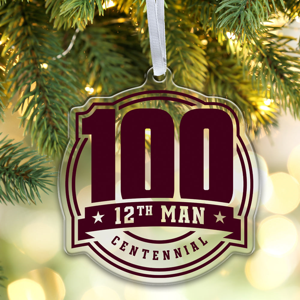 Texas A&M Aggies - 12th Man 100 Ornament & Bag Tag