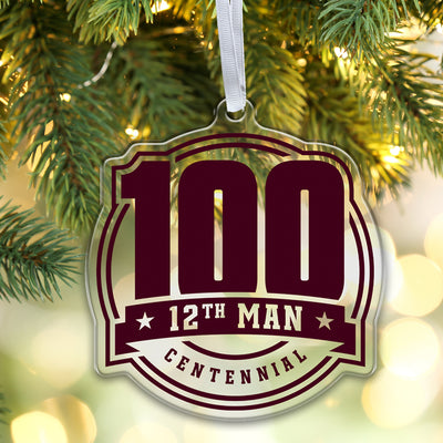 Texas A&M Aggies - 12th Man 100 Ornament & Bag Tag