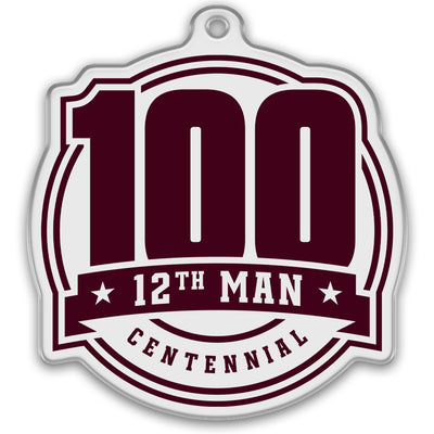 Texas A&M Aggies - 12th Man 100 Ornament & Bag Tag