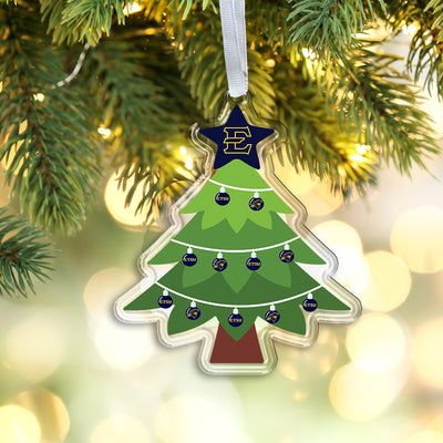 ETSU Bucs - ETSU Christmas Tree Ornament