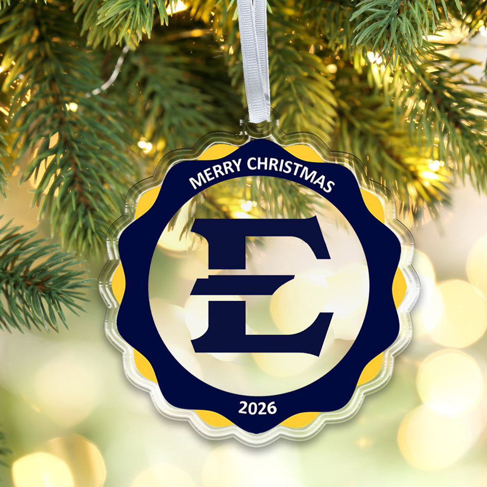 ETSU Bucs - East Tennessee Christmas 2026 Ornament