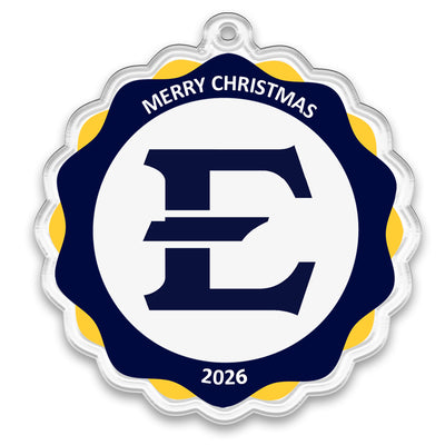 ETSU Bucs - East Tennessee Christmas 2026 Ornament