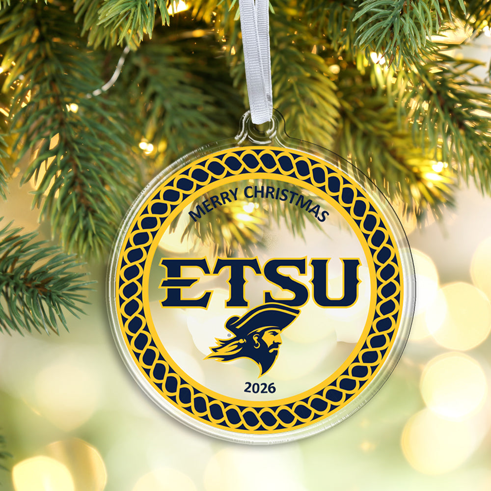 ETSU Bucs - ETSU Bucs 2026 Christmas Ornament