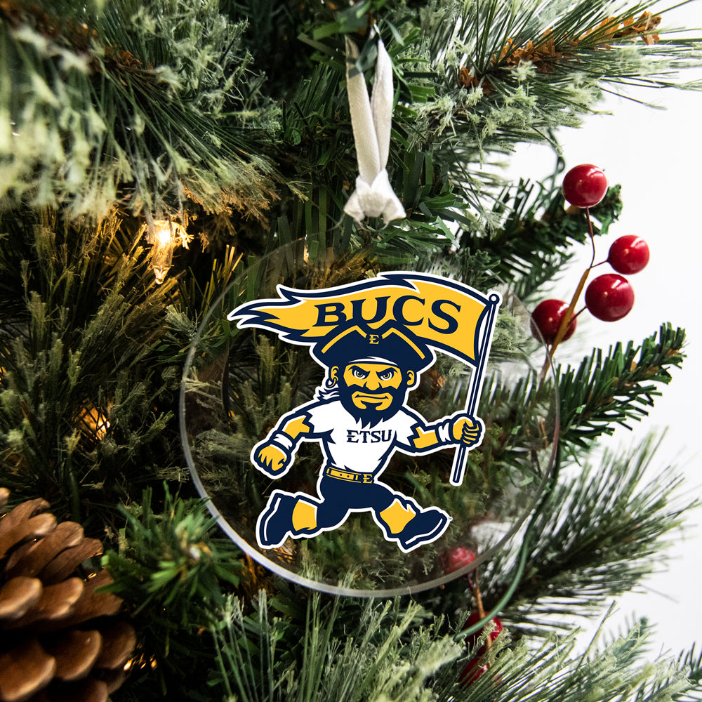 ETSU Bucs - Bucky Spirit Ornament & Bag Tag