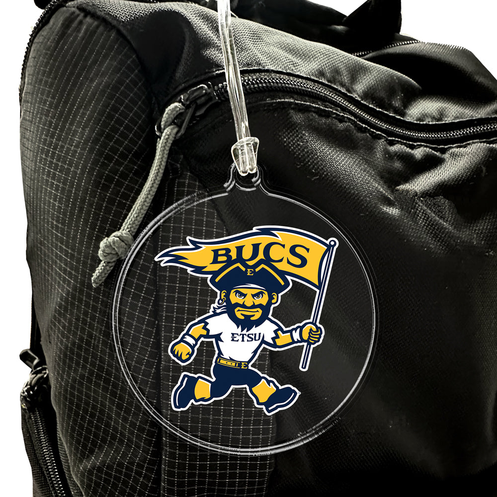 ETSU Bucs - Bucky Spirit Ornament & Bag Tag