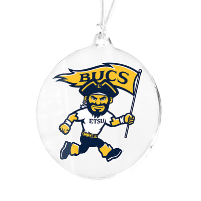 ETSU Bucs - Bucky Spirit Ornament & Bag Tag