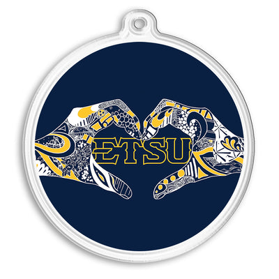 ETSU Bucs - Kelsey Montague ETSU Ornament & Bag Tag