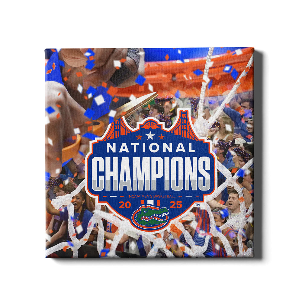 Florida Gators - Florida Gators NCAA Men's Basketball National Champions - College Wall Art #Canvas