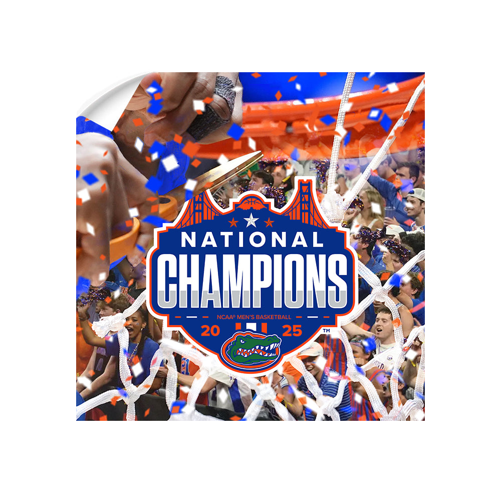 Florida Gators - Florida Gators NCAA Men's Basketball National Champions - College Wall Art #Canvas