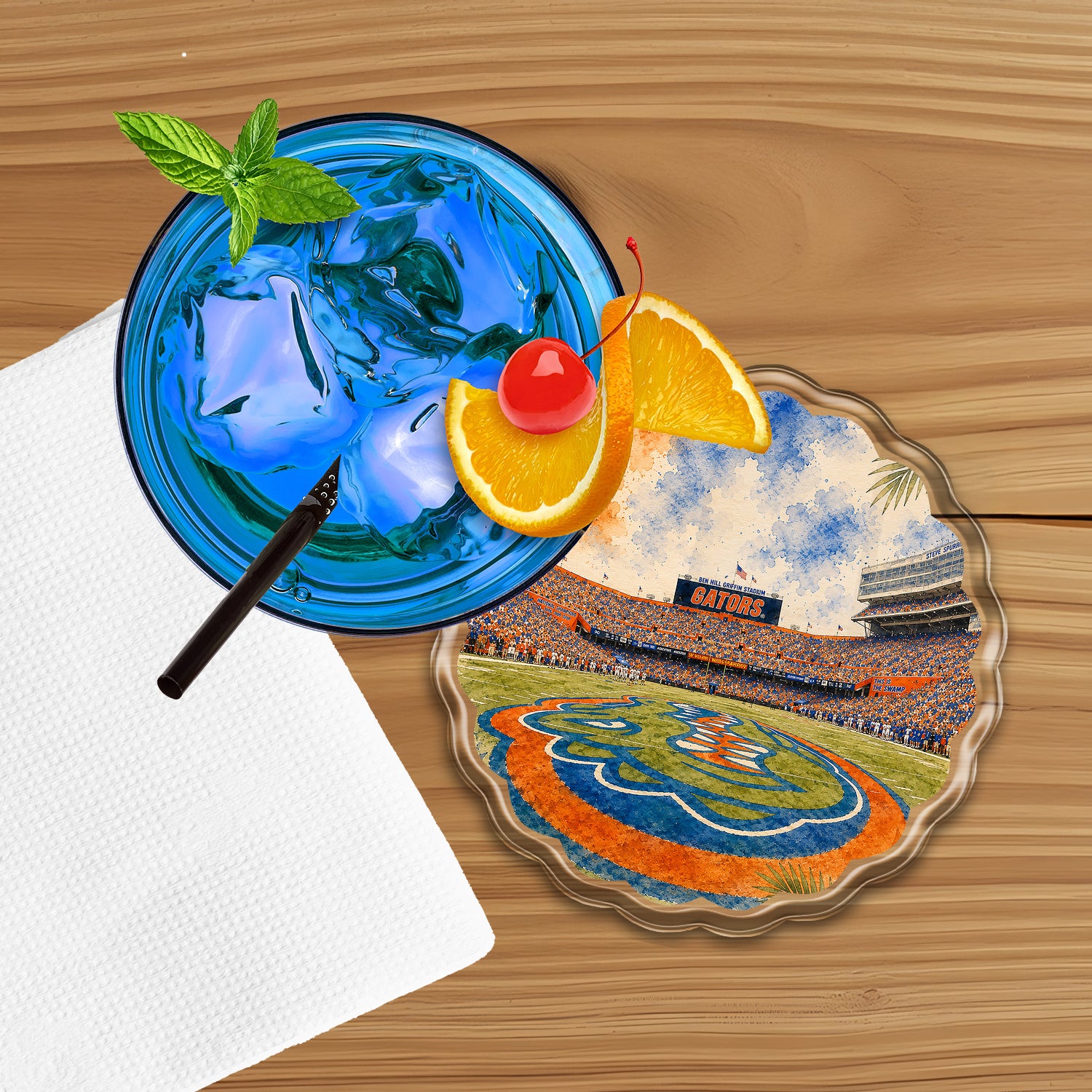 Florida Gators - Gators Game Day at Ben Hill Griffin Drink Coaster