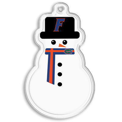 Florida Gators - Florida Snowman Double-Sided Ornament
