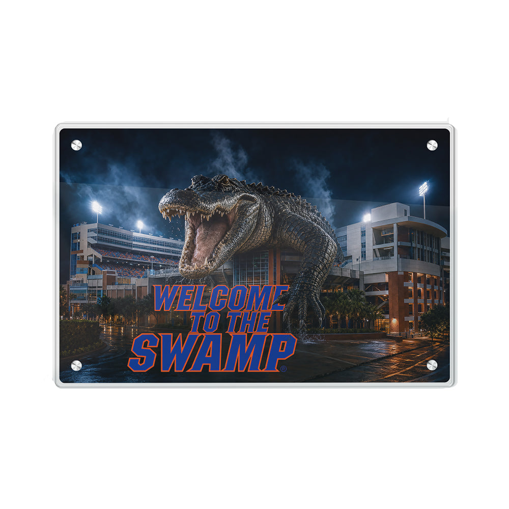 Florida Gators - Welcome to the Swamp - College Wall Art #Canvas