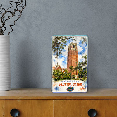 Florida Gators - It's  Great to be a Florida Gator Bell Tower - College Wall Art #Acrylic Mini