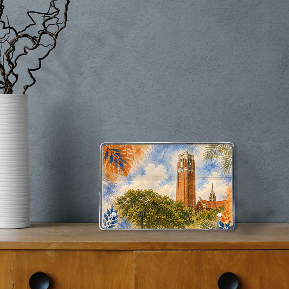 Florida Gators - Tropical Century Tower - College Wall Art #Canvas