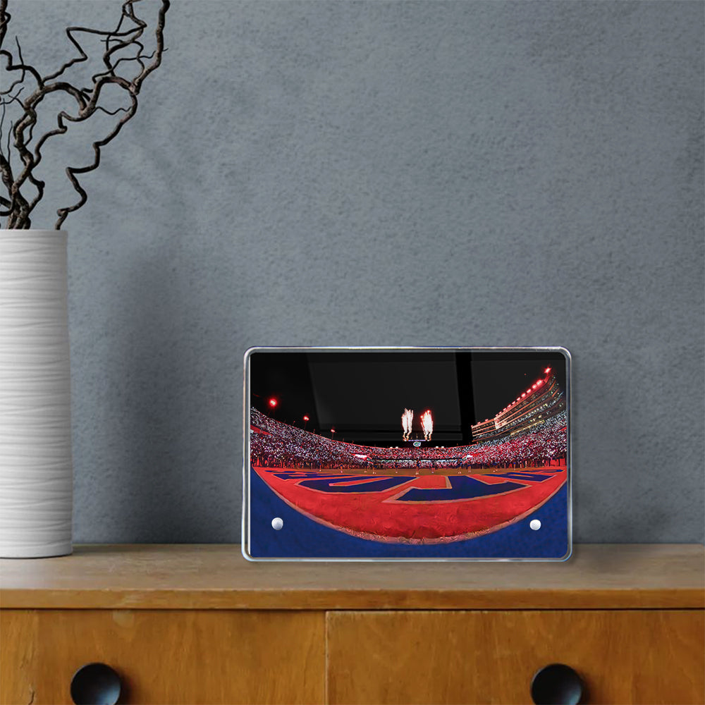 Florida Gators - Won't Back Down from the End Zone - College Wall Art #Canvas