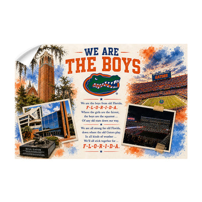 Florida Gators - We are the Boys from Old Florida - College Wall Art #Wall Decal