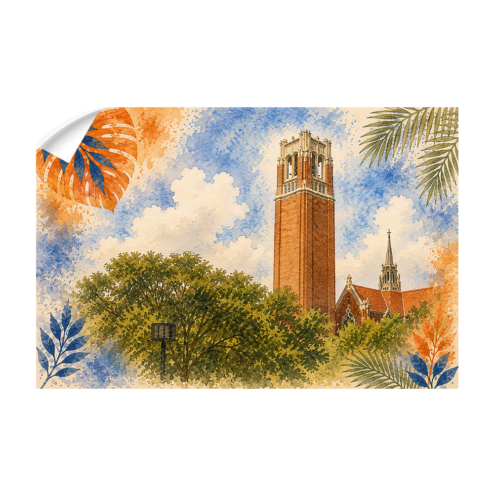 Florida Gators - It's Great to be a Florida Gator Bell Tower - College Wall Art #Canvas