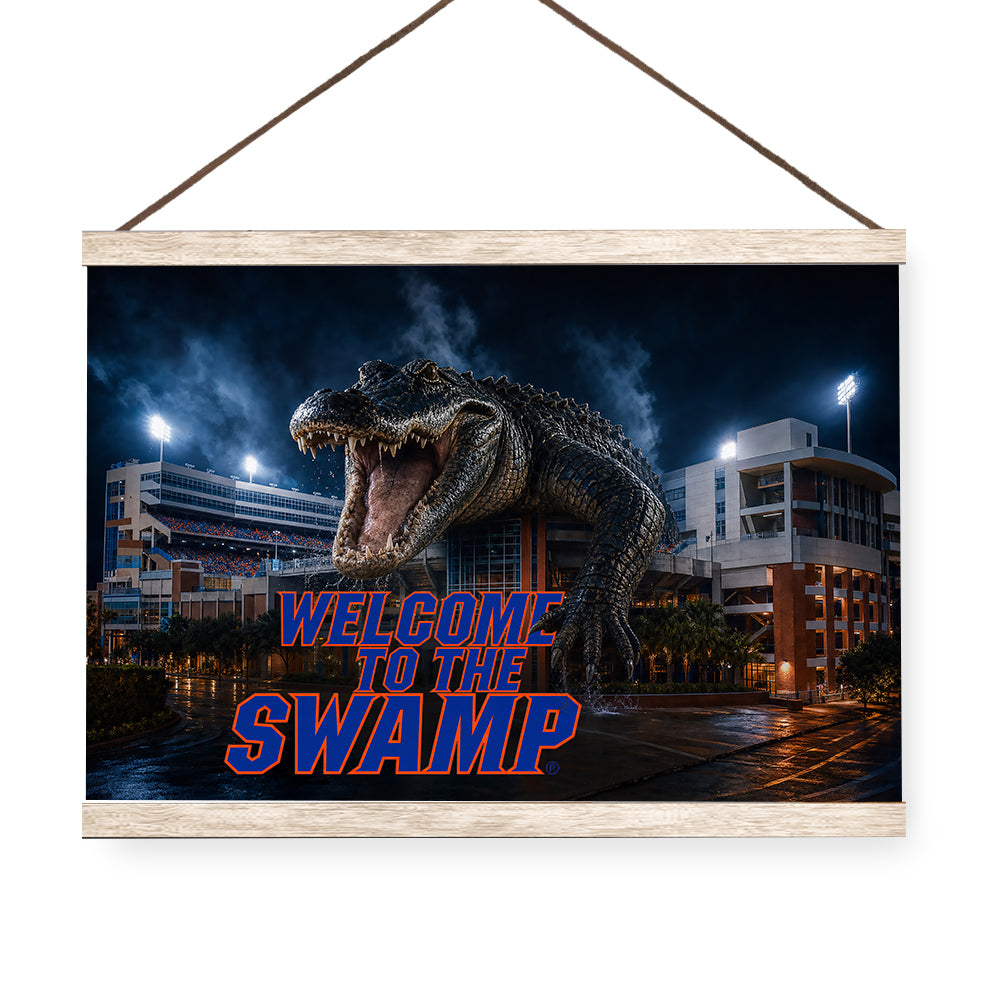 Florida Gators - Welcome to the Swamp - College Wall Art #Canvas