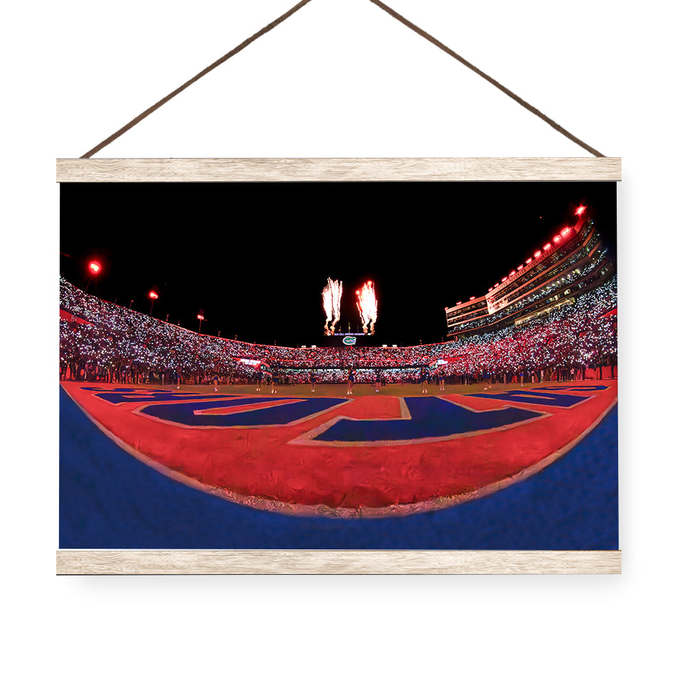 Florida Gators - Won't Back Down from the End Zone - College Wall Art #Canvas