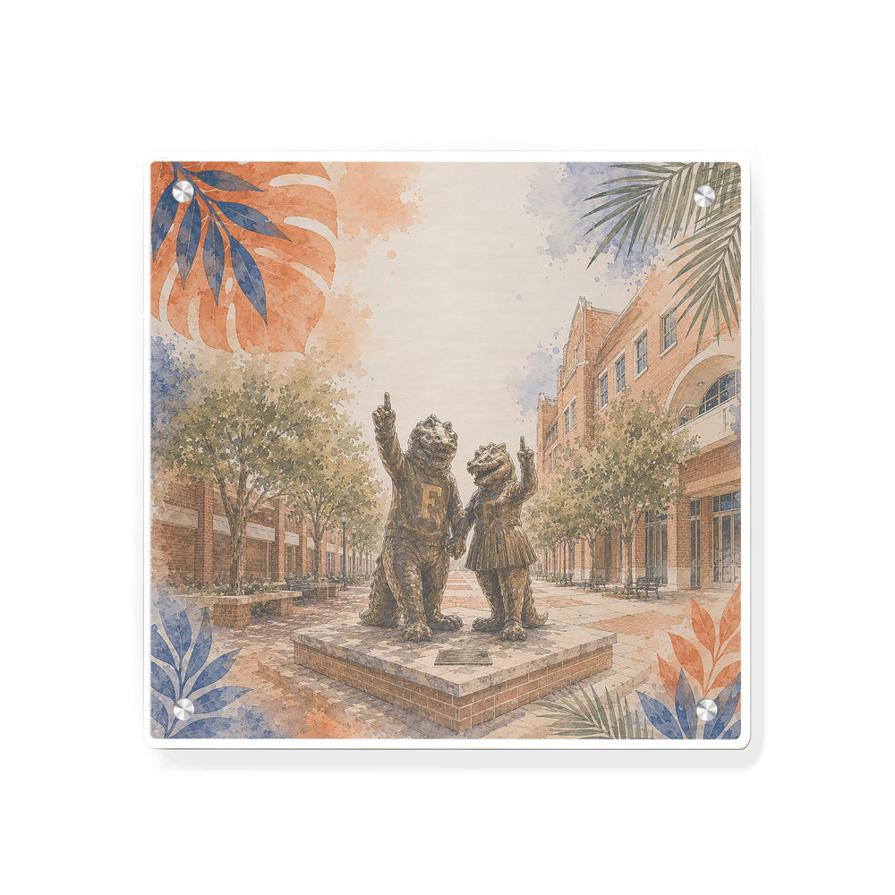 Florida Gators - Campus Mascot Statue - College Wall Art #Canvas