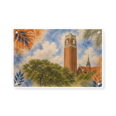 Florida Gators - Tropical Century Tower - College Wall Art #Metal