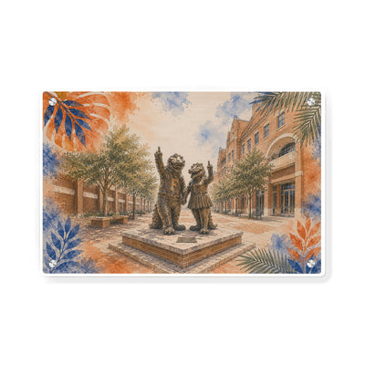 Florida Gators - Albert and Alberta Campus Mascot Statue - College Wall Art #Metal