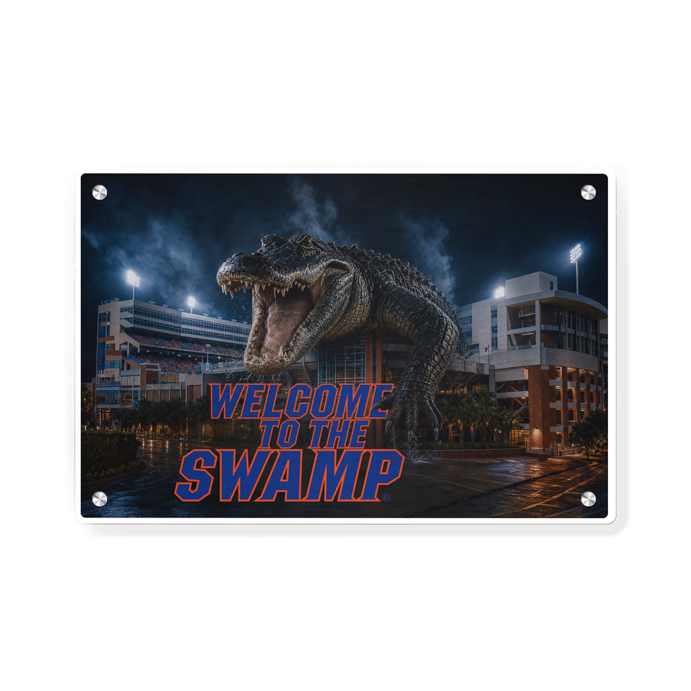 Florida Gators - Welcome to the Swamp - College Wall Art #Canvas