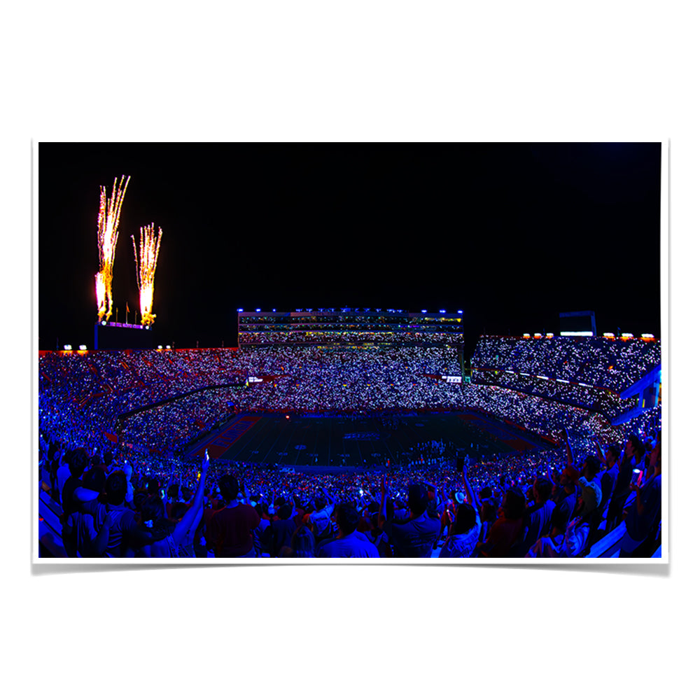 Florida Gators - Blue - College Wall Art #Canvas