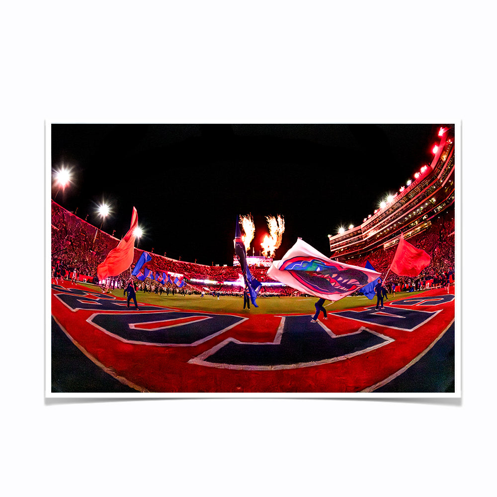 Florida Gators - Enter Gators - College Wall Art #Canvas
